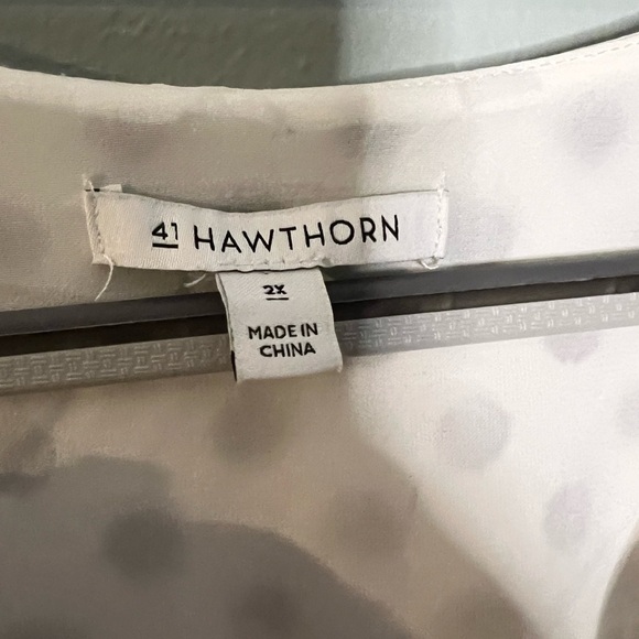 41 Hawthorn White and black polka dot blouse - Picture 2 of 4